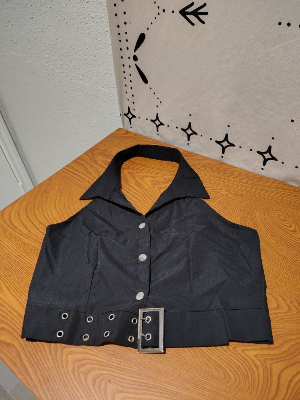 ROMWE Grunge/Goth Alternative Halter Top - Picture 5 of 8